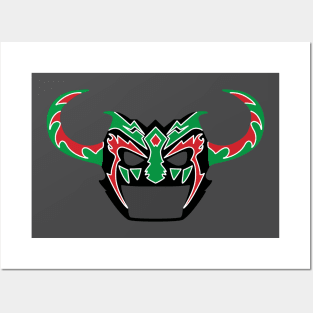Psicosis Mask Small Posters and Art